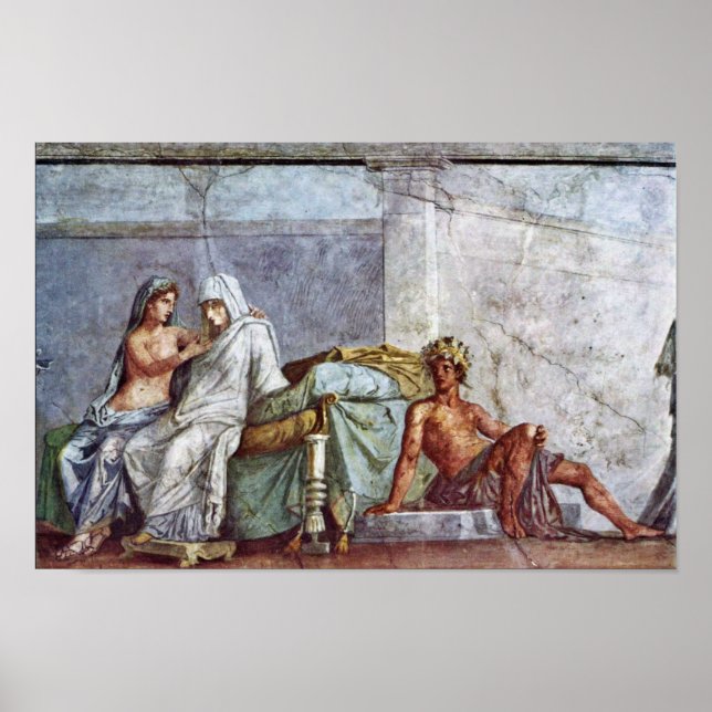 Póster Detalles Del Boda Aldobrandini: Bride Aphrodite Y (Frente)