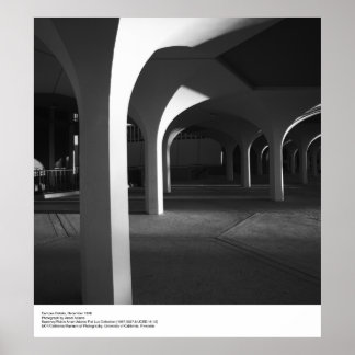 Póster Detalles del campus UCSD por Ansel Adams