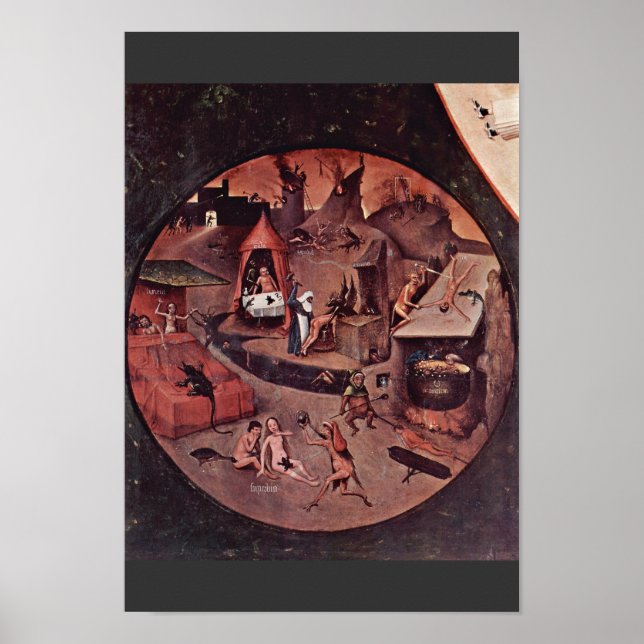 Póster Detalles Del Infierno: Castigo De Los Siete Pecado (Frente)