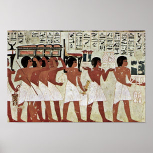 Póster Detalles fúnebres por DES Ramose de Maler Der