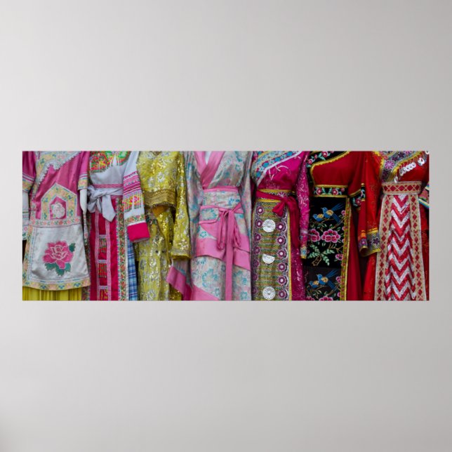 Póster Detalles y patrones de algunos de los colchones (Frente)