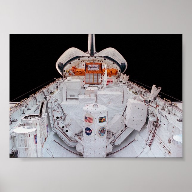 Póster Detección del transbordador espacial (STS-56) (Frente)