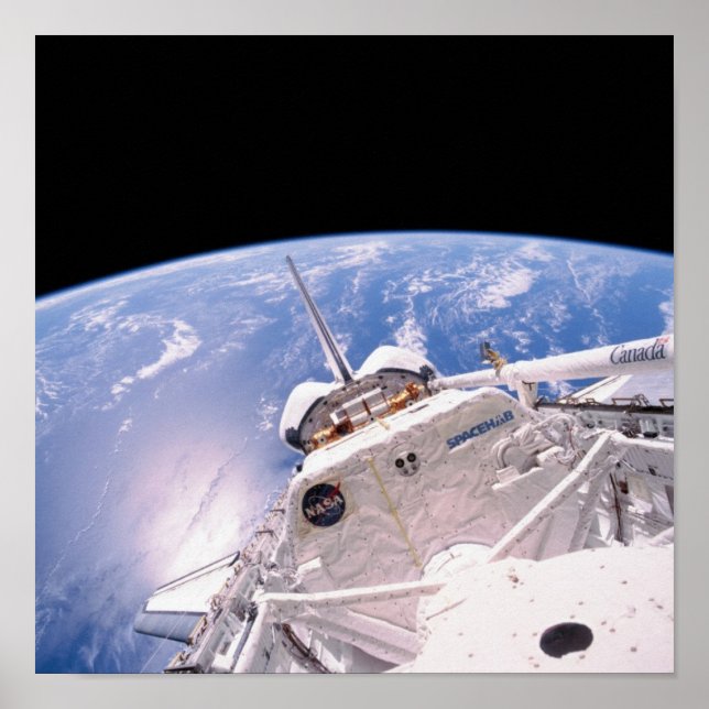 Póster Detección del transbordador espacial (STS-95) (Frente)
