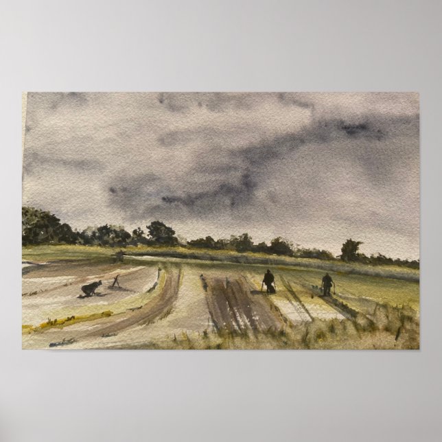 Póster Detección metalizado En Los Campos 2 (Frente)