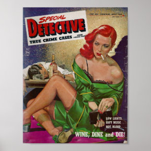 Póster detective