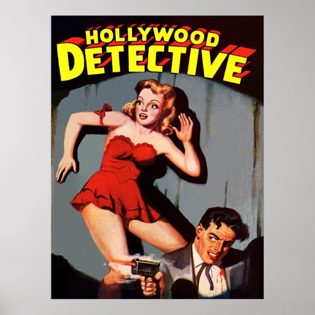 Póster Detective Hollwood (Frente)