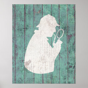 Póster Detective Vintage - Investigador