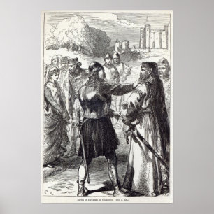 Póster Detención del duque de Gloucester