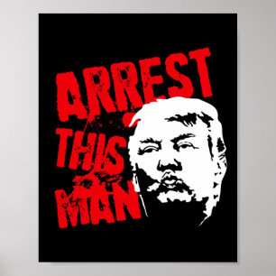 Póster Detener a este hombre Elección presidencial de 202