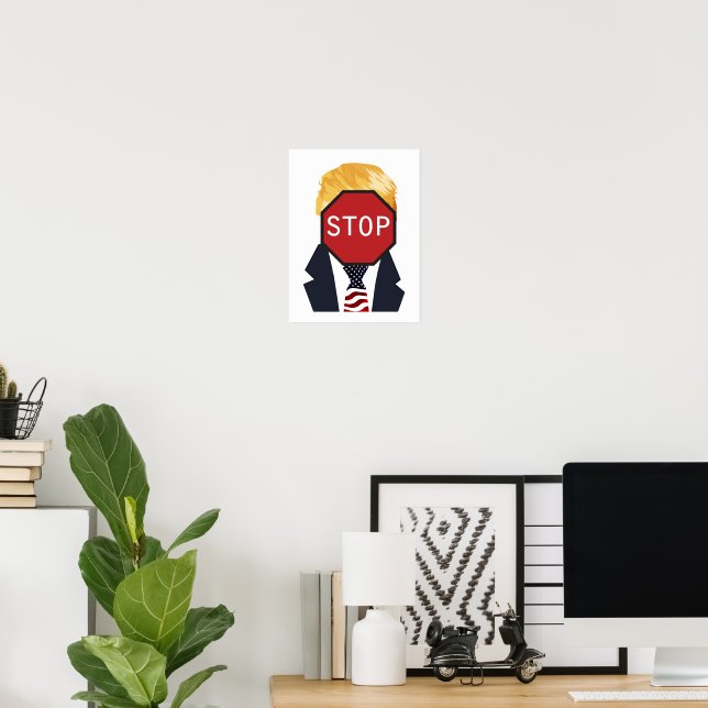 Póster Detener a Trump Poster (Oficina en casa)