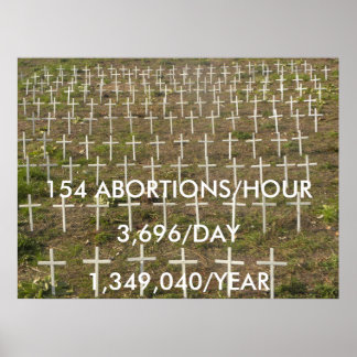 Póster Detener el aborto