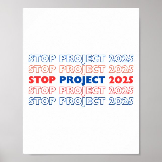 Póster Detener el proyecto 2025 14 (Frente)