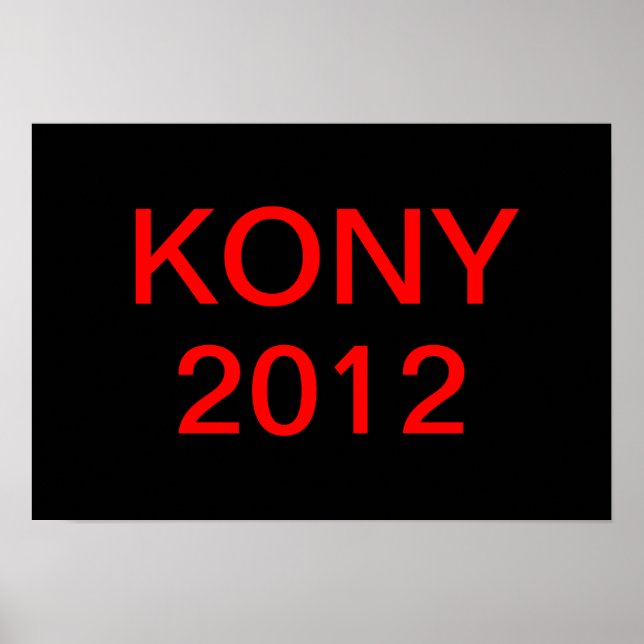 Póster Detener Kony (Frente)