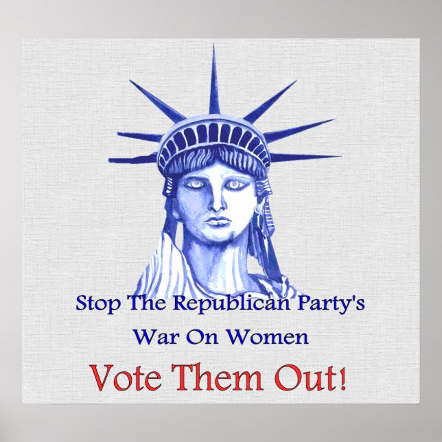 Póster Detener La Guerra Contra Las Mujeres (Frente)