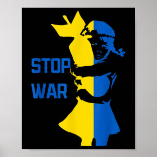 Póster Detengan La Guerra En Ucrania Dejen De Bombardear 