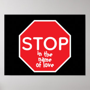 Póster DETÉNGASE en el nombre del amor