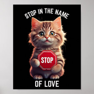 Póster Detente en el Nombre del Amor