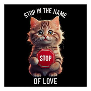 Póster Detente en el Nombre del Amor