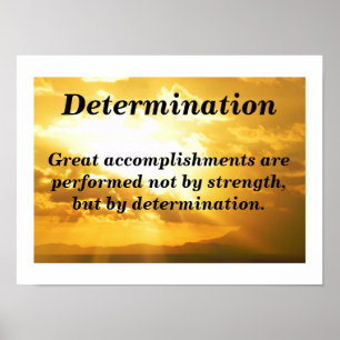 Póster Determinación