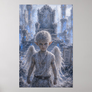 Póster Determinación / Ángel / Trono Roto