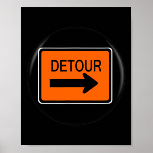 Póster Detour Go Around - Look Good Graphic