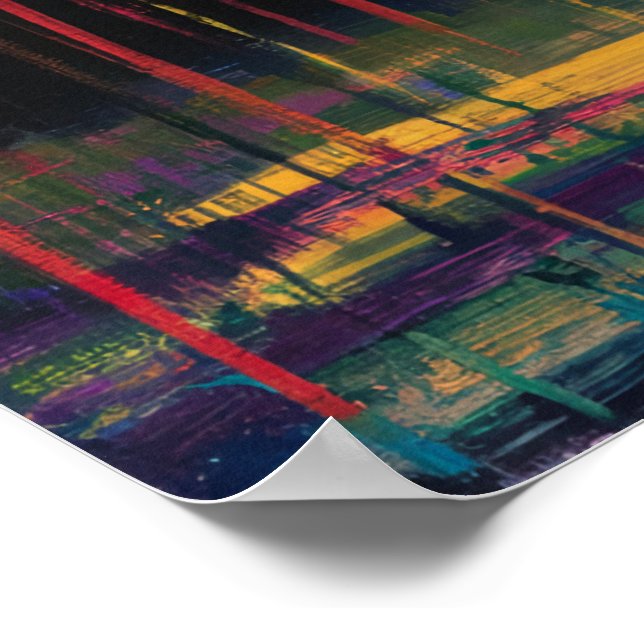 Póster Detrás de cada sonrisa, hay un poster lacrimógeno  (Esquina)