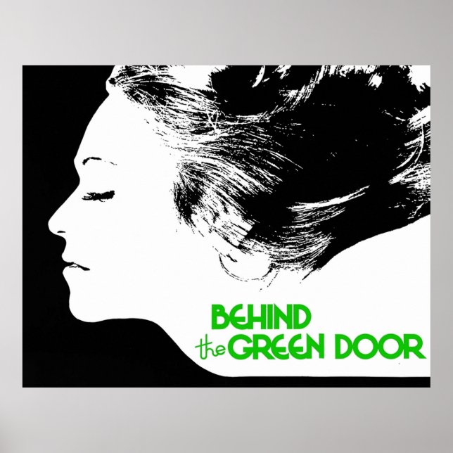 Póster Detrás De La Puerta Verde (Frente)