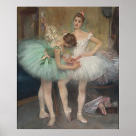 Póster Detrás de las escenas del ballet
