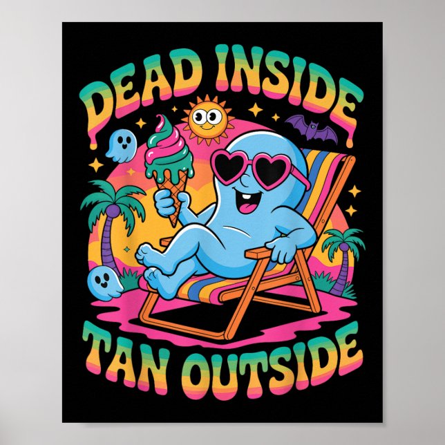 Póster Detrás de Tan fuera del divertido fantasma Summerw (Frente)