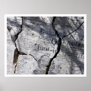 Póster detrás del mensaje