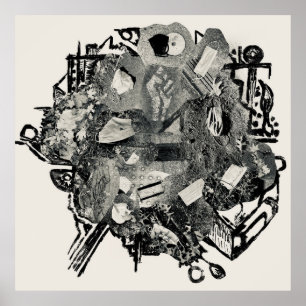 Póster Detritus pandémico