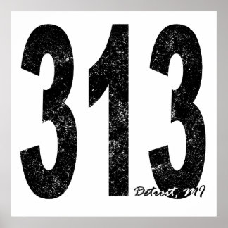 Póster Detroit con problemas 313