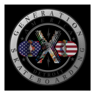 Póster Detroit de generación X