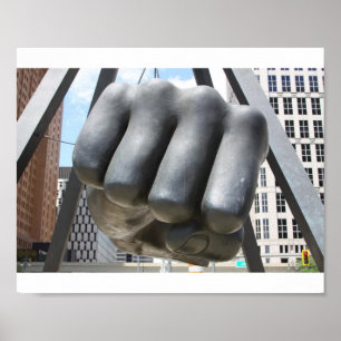 Póster Detroit Fist