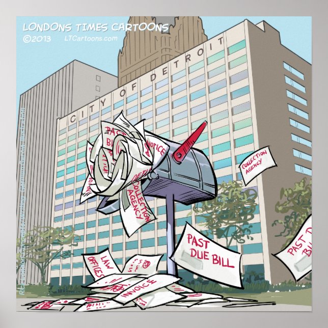 Póster Detroit Got Mail Funny Poster (Frente)