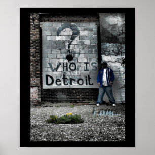 Póster Detroit (i am)