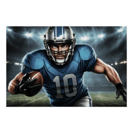 Póster Detroit Lions 2