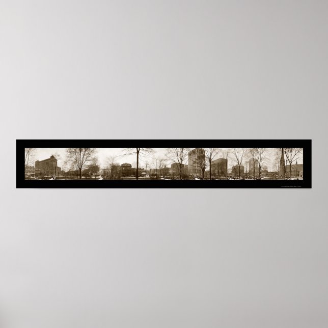 Póster Detroit MI Park Photo 1916 (Frente)