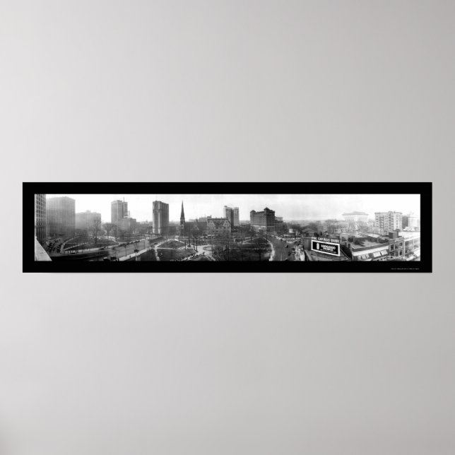 Póster Detroit MI Park Photo 1921 (Frente)