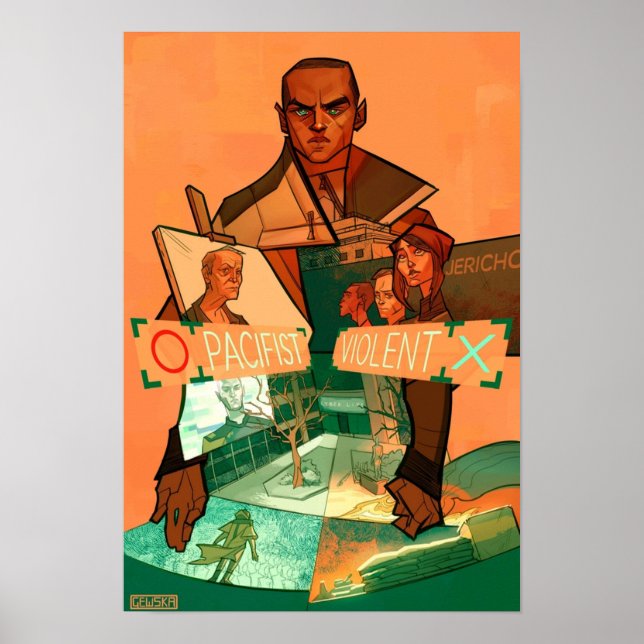 Póster DETROIT se convierte en un mercado humano (Frente)