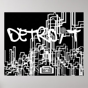Póster Detroit Speaks Poster