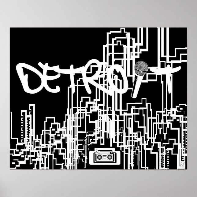 Póster Detroit Speaks Poster (Frente)