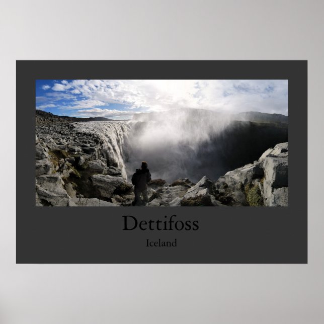 Póster Dettifoss (Islandia) (Frente)