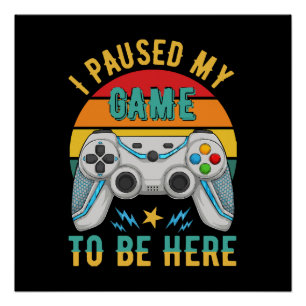 Póster detuve mi juego