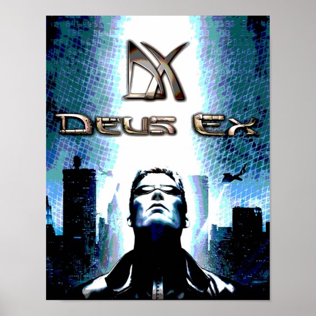 Póster Deus Ex (Frente)