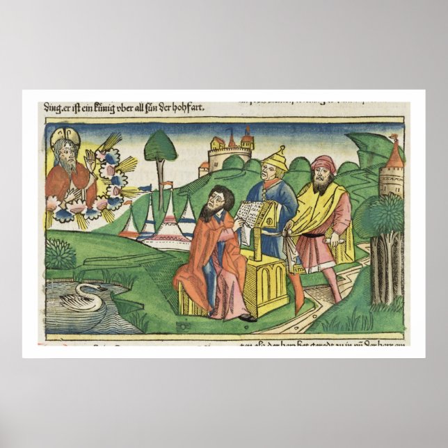 Póster Deuteronomio: Frontispiece en la que Dios hace la  (Frente)