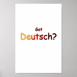 Póster Deutsch conseguido