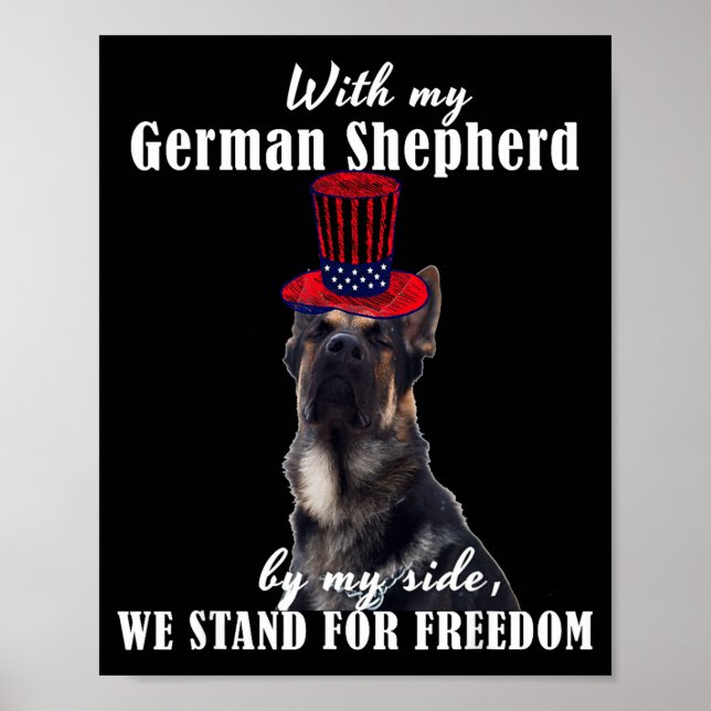 Póster Deutsch Funny American German Dogs Quotes Germany  (Frente)