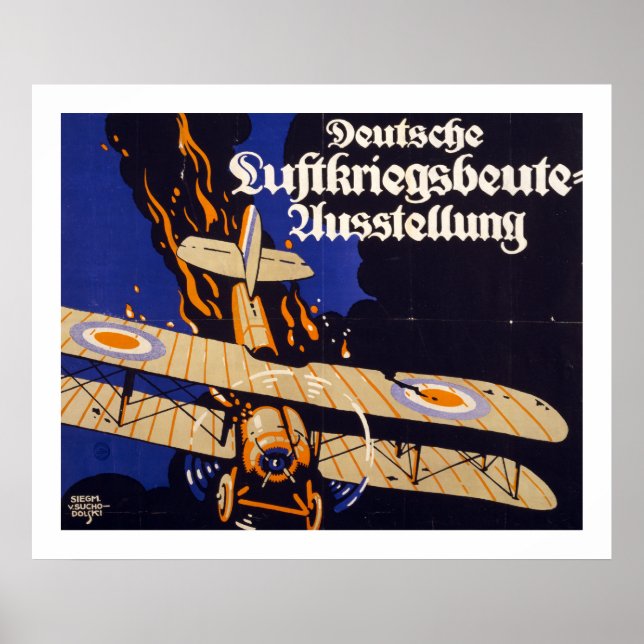 Póster Deutsche Luftskreigsbeute (blanco) (Frente)