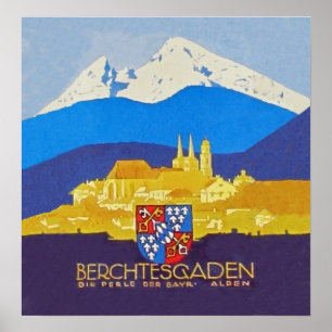 Póster " Deutschland: 1926/heute - Berchtesgaden ...